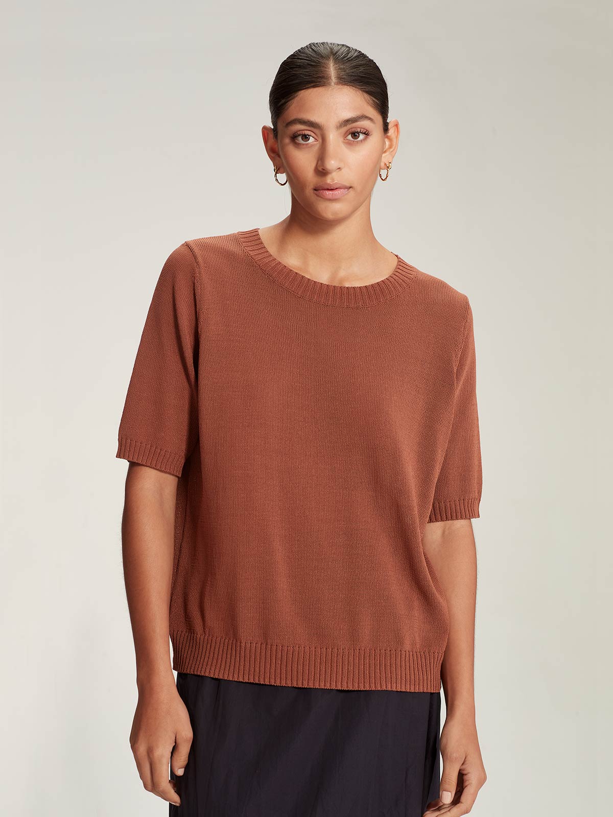 Stephan Open Knit Tee