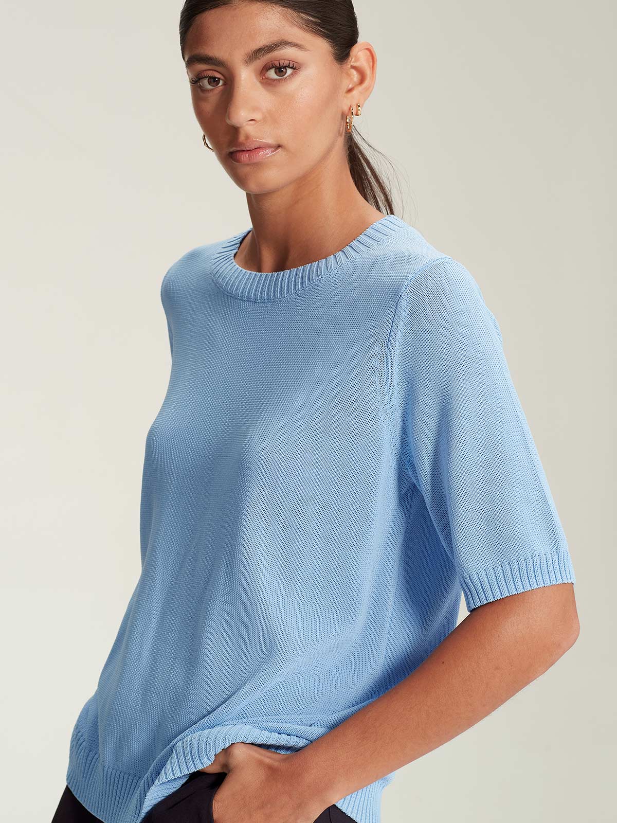 Stephan Open Knit Tee