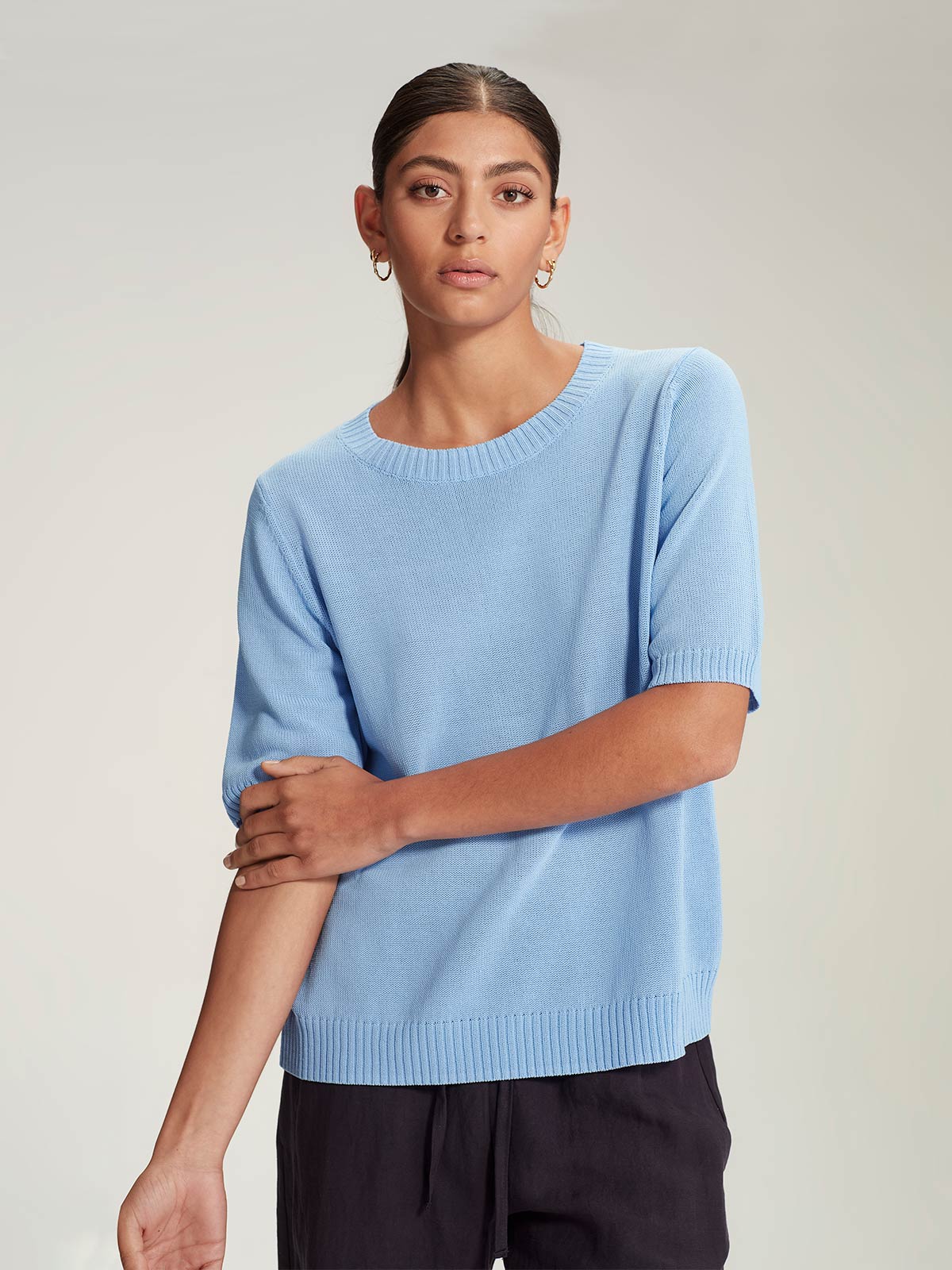 Stephan Open Knit Tee