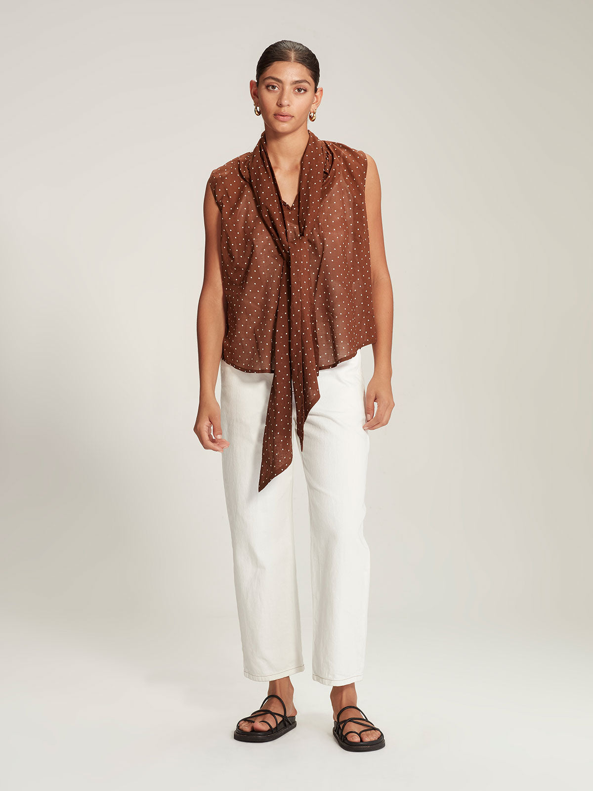 Tazmin Spot Blouse