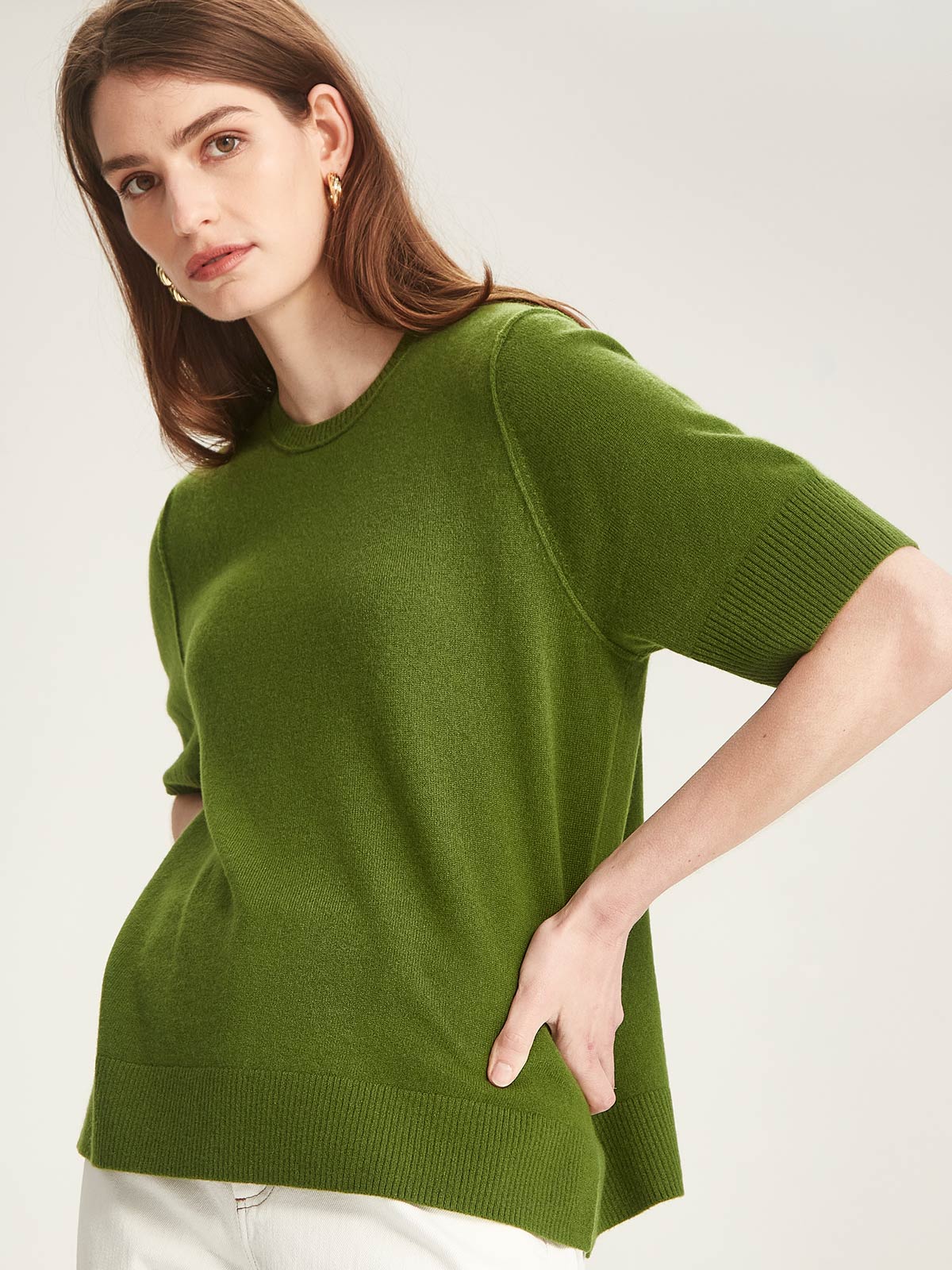 Myka Cashmere Tee