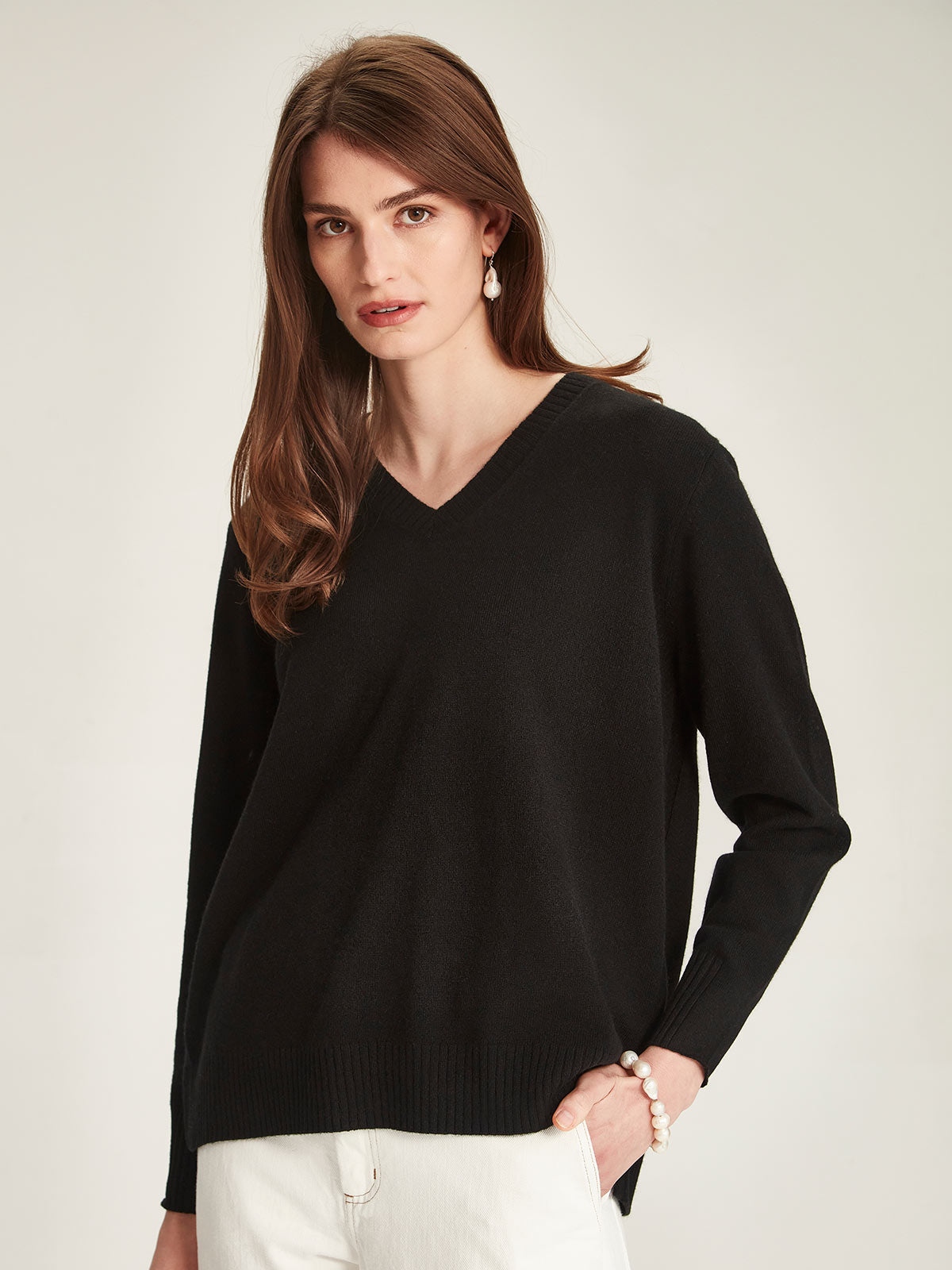 Kari Cashmere VSweater