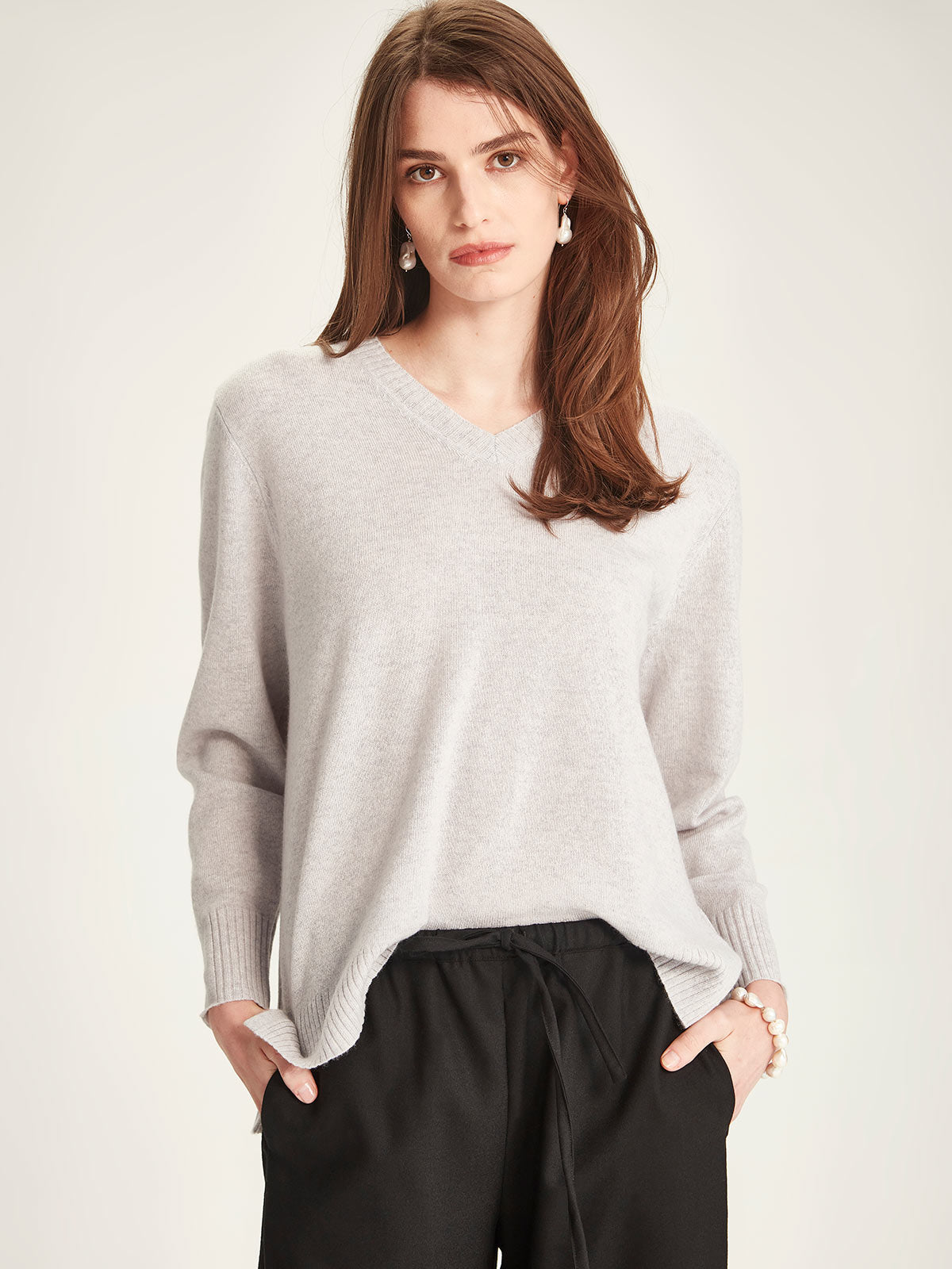 Kari Cashmere VSweater