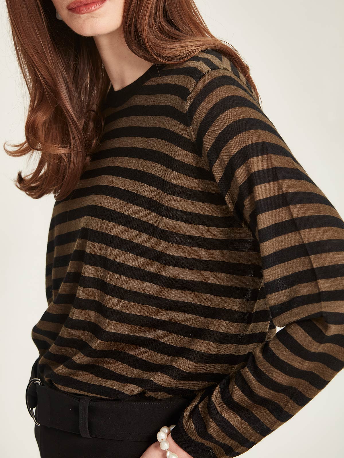 Navika Striped Fine Cashmere