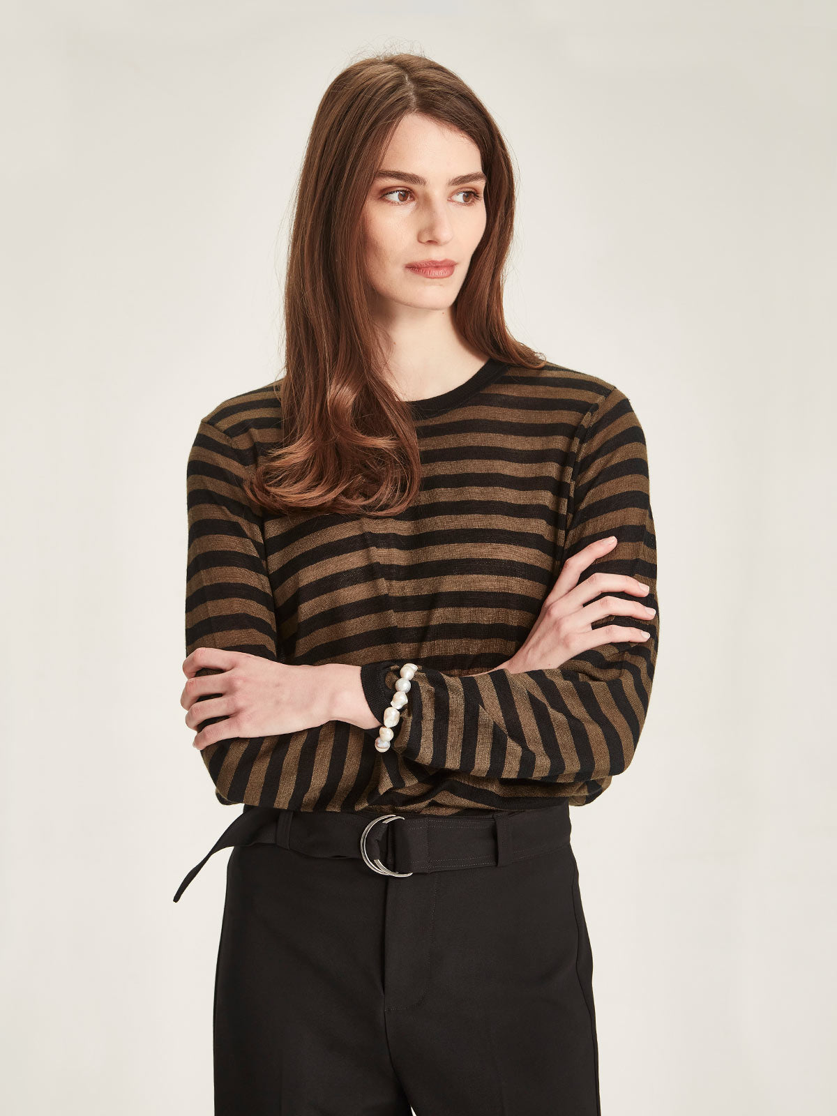 Navika Striped Fine Cashmere