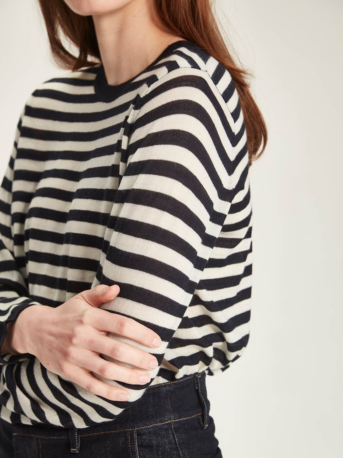 Navika Striped Fine Cashmere