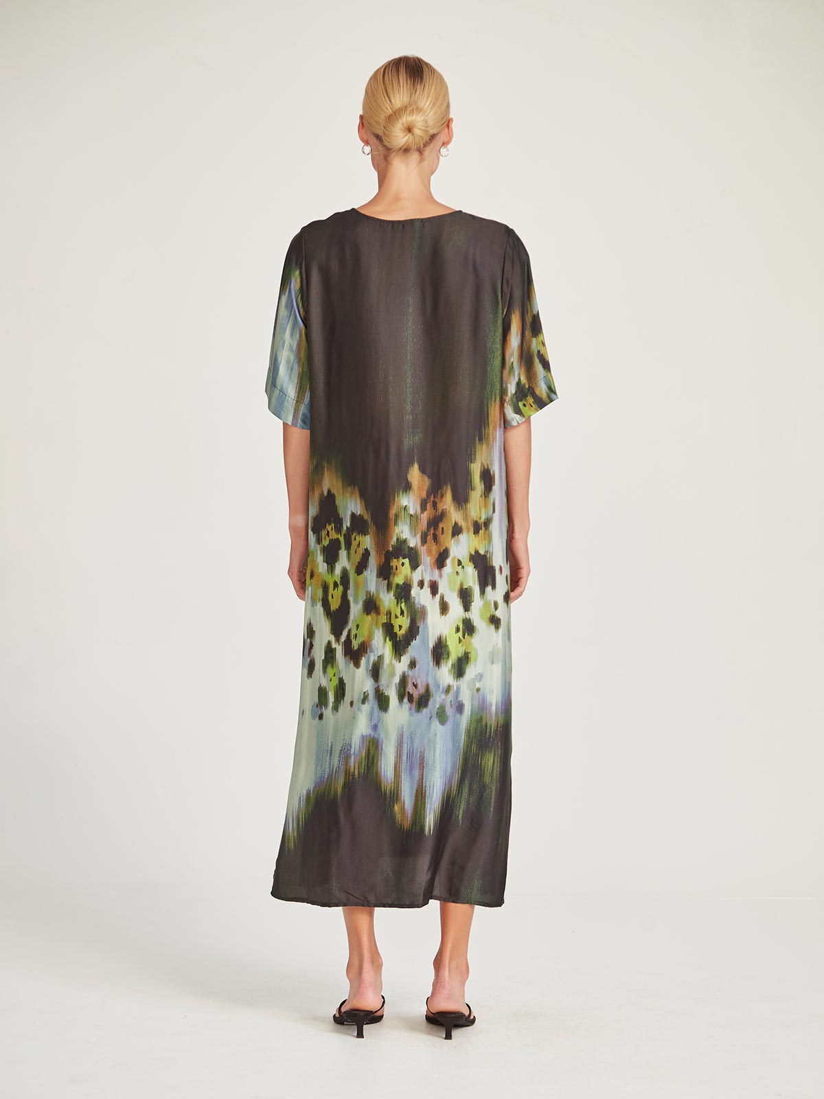 Monarch Print Dress