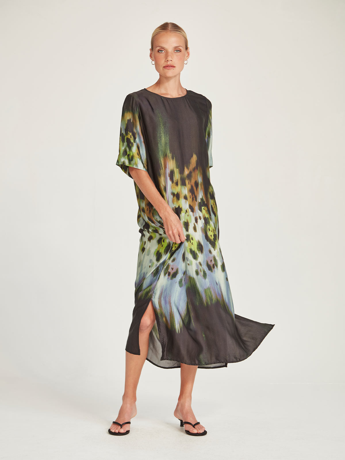 Monarch Print Dress