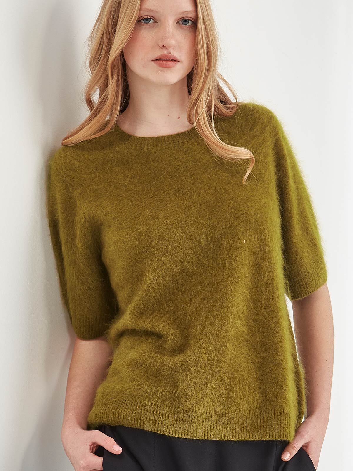 Brushed Cashmere Tee