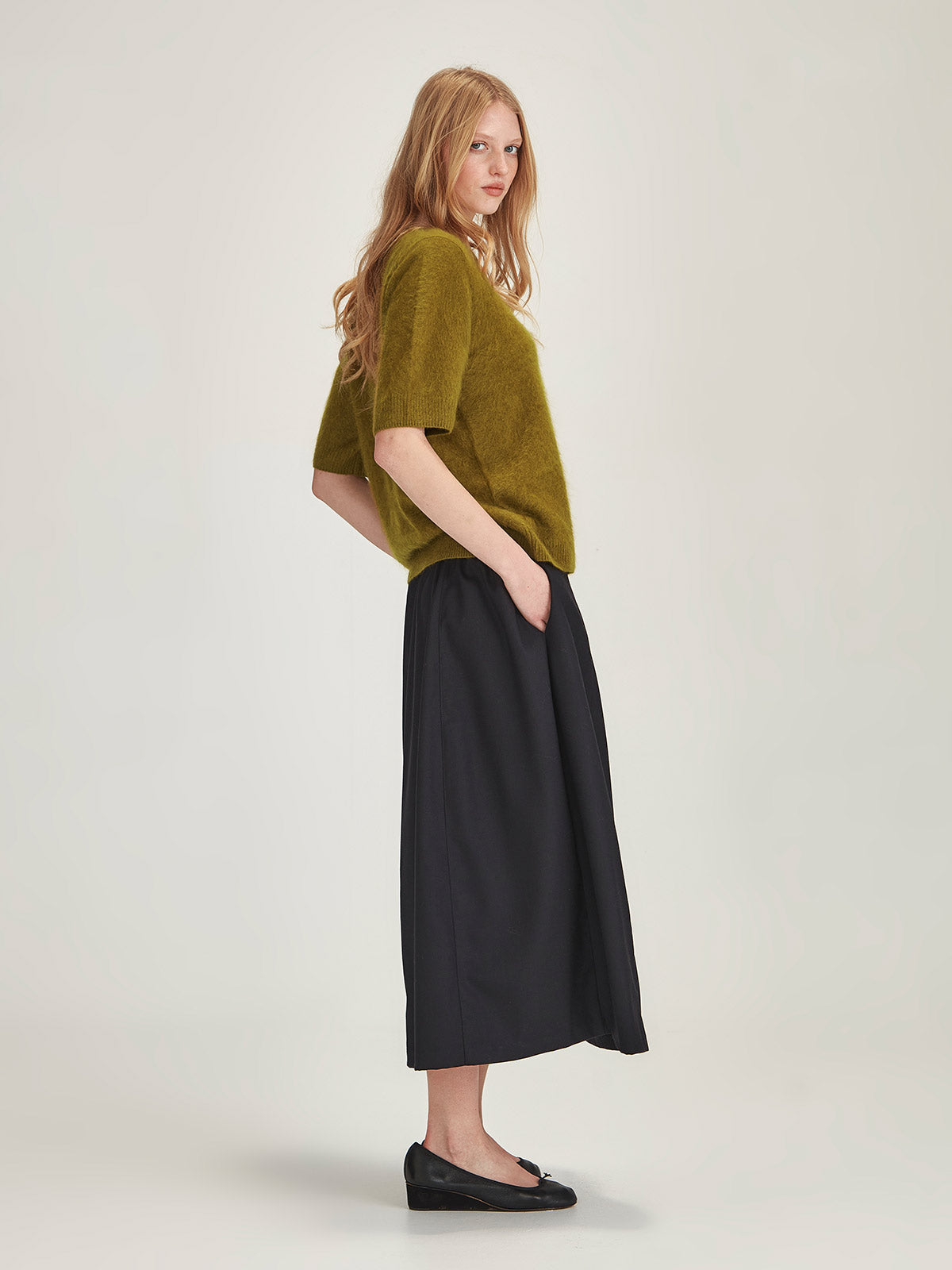 Brushed Cashmere Tee