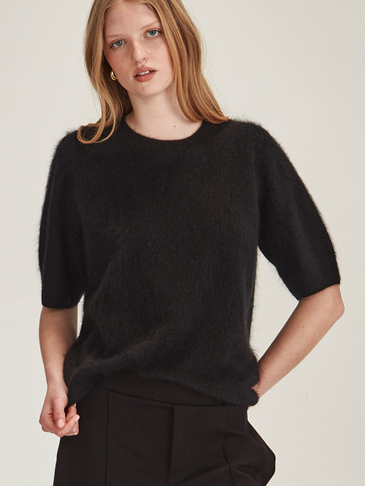 Brushed Cashmere Tee