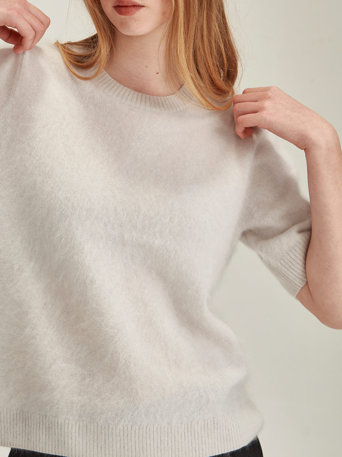 Brushed Cashmere Tee