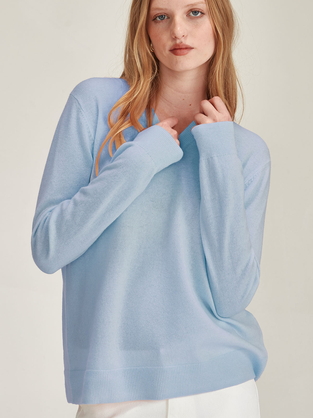 Lucy Cashmere V Neck