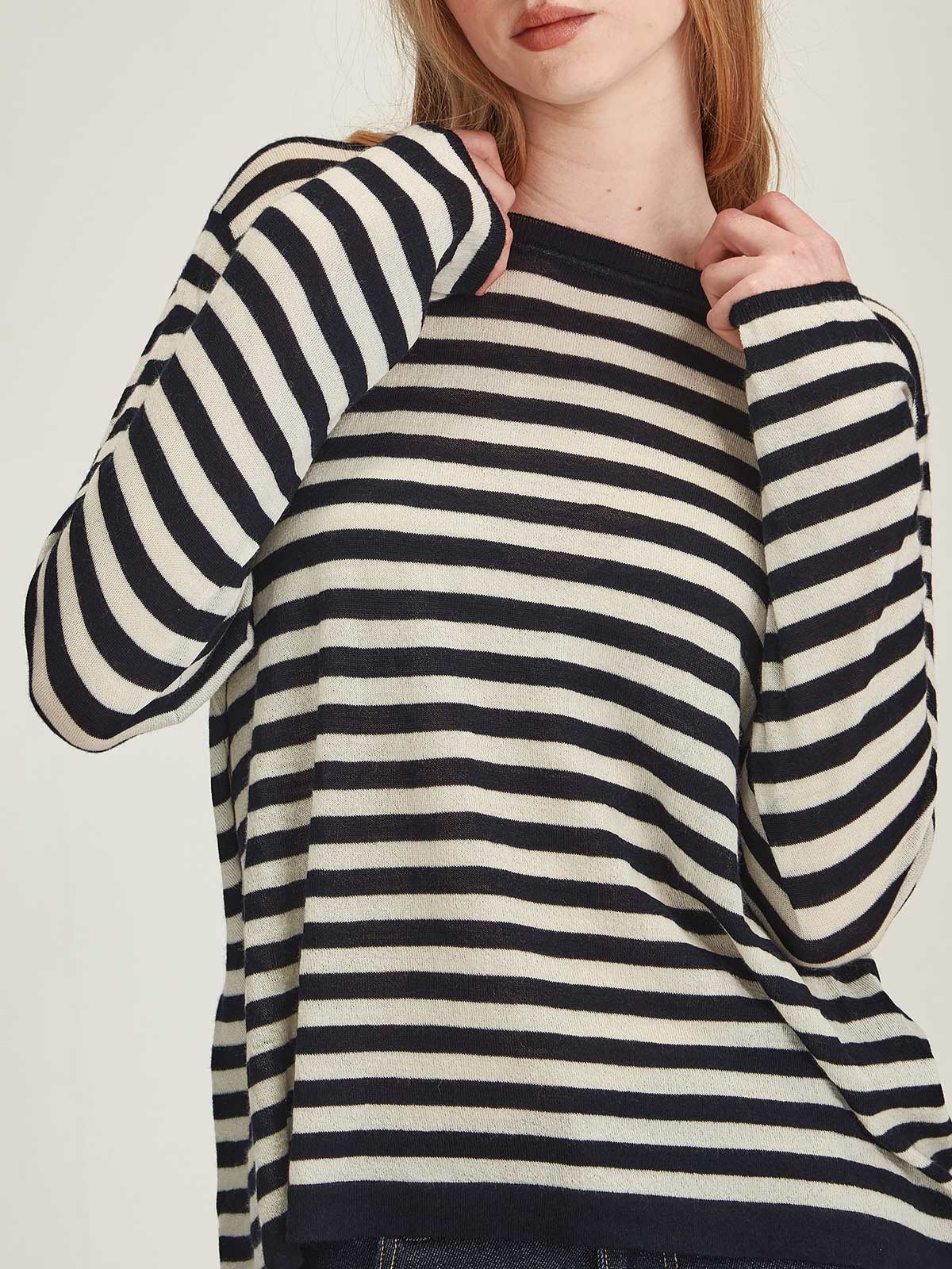 Mariko Striped Cashmere