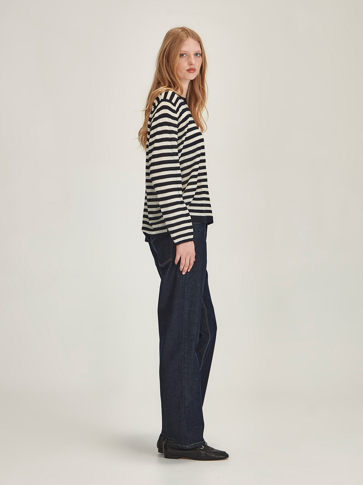 Mariko Striped Cashmere
