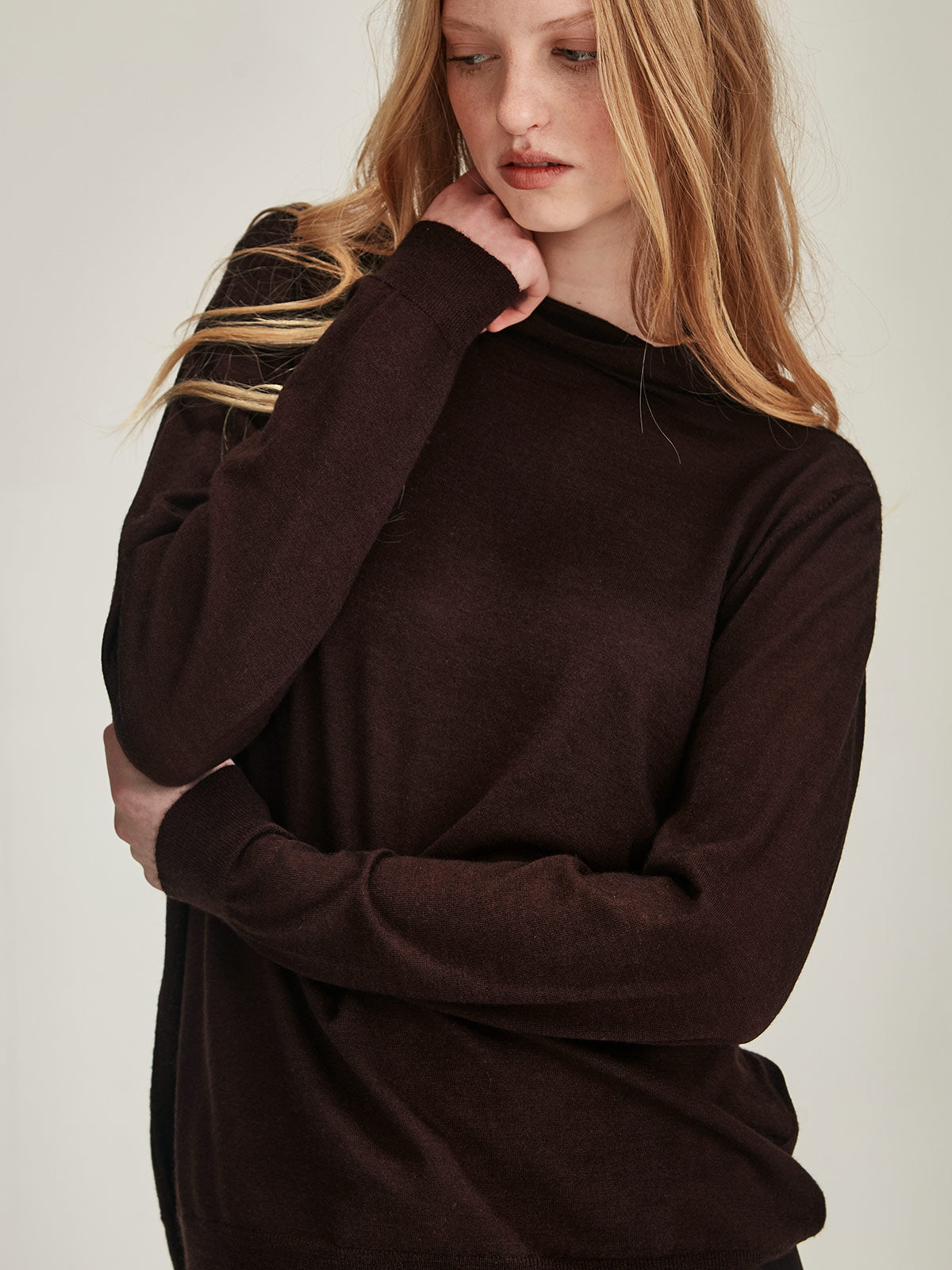 Nita Cashmere Funnel Neck
