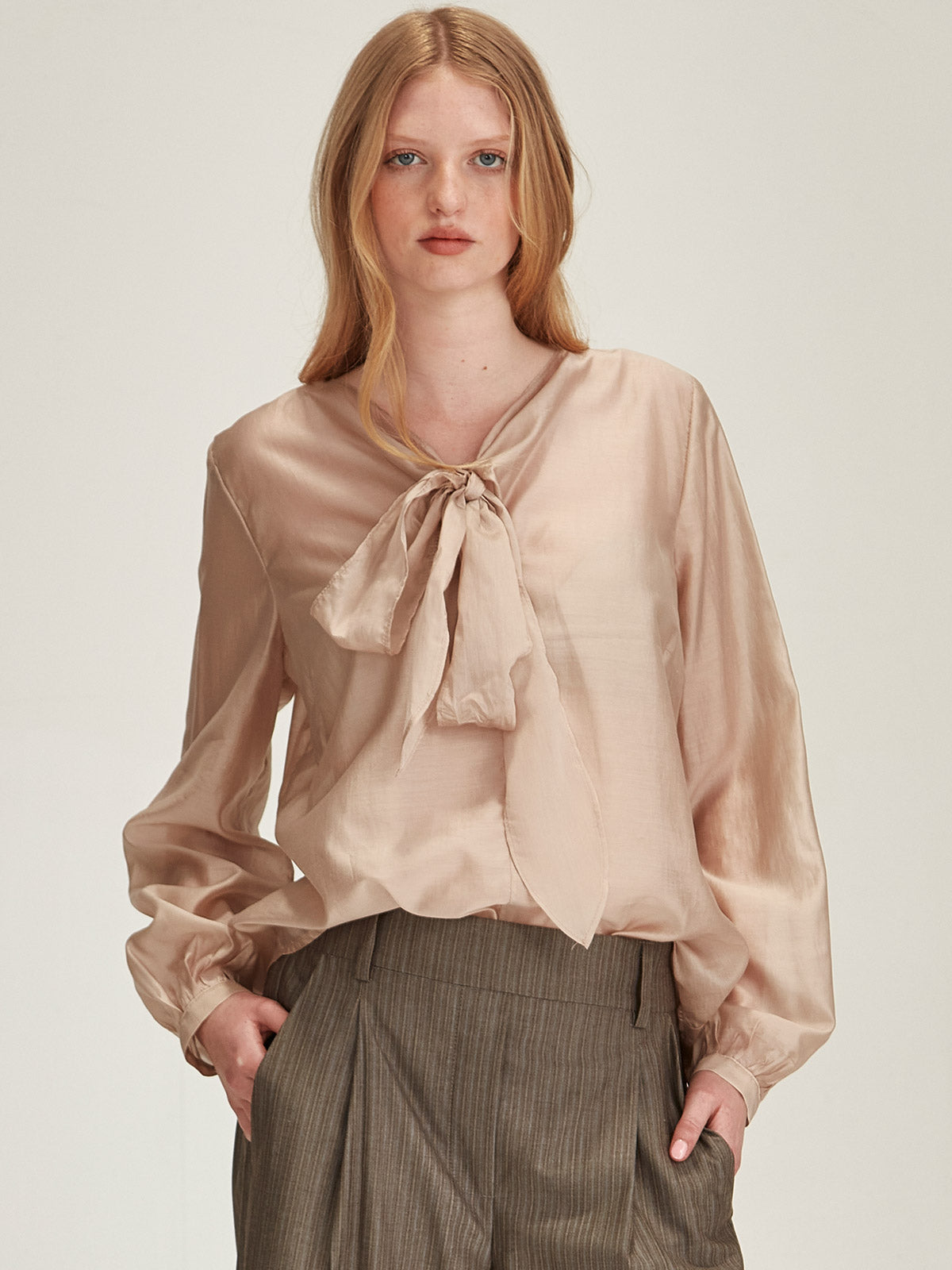 Tie Neck Blouse