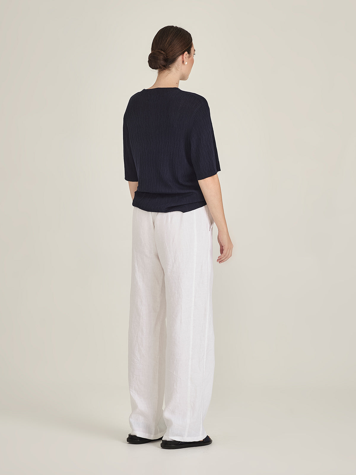 Crinkle Knit Tee