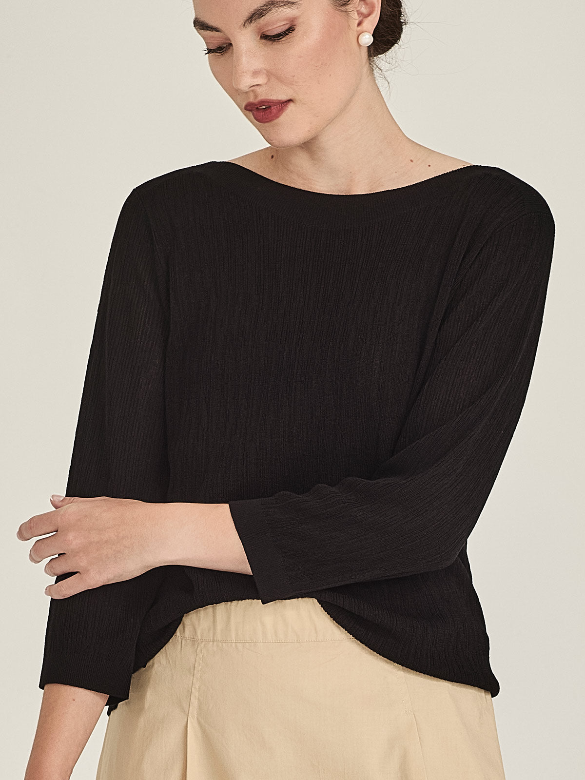Crinkle Boatneck