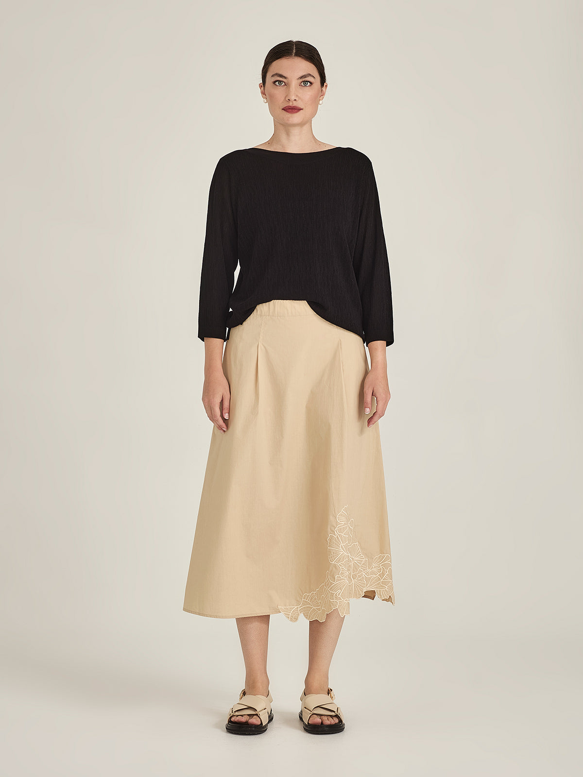 Crinkle Boatneck