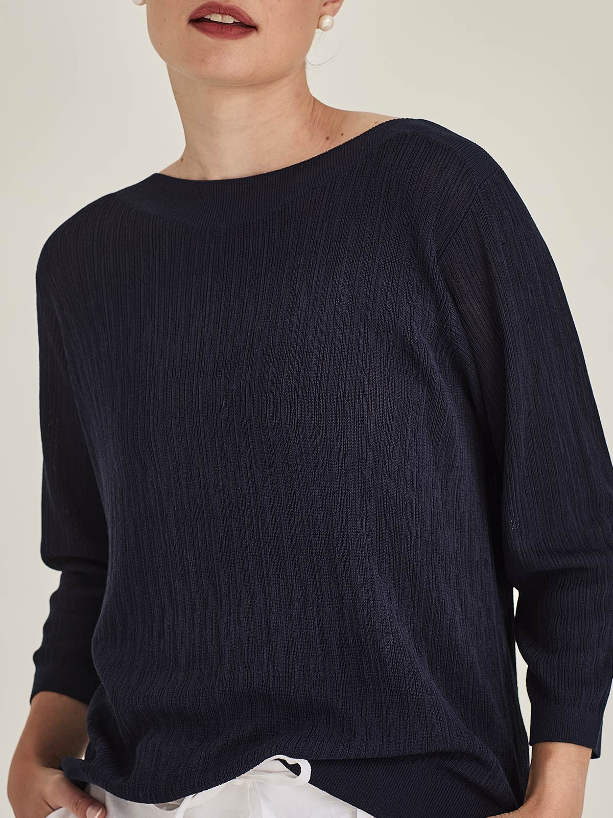 Crinkle Boatneck