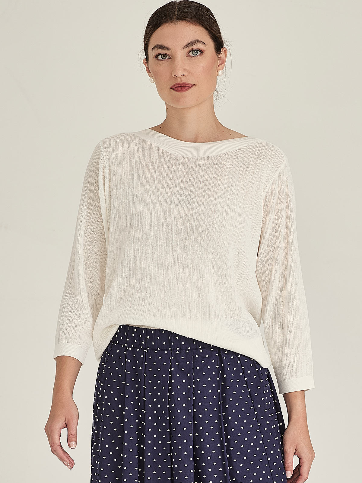 Crinkle Boatneck