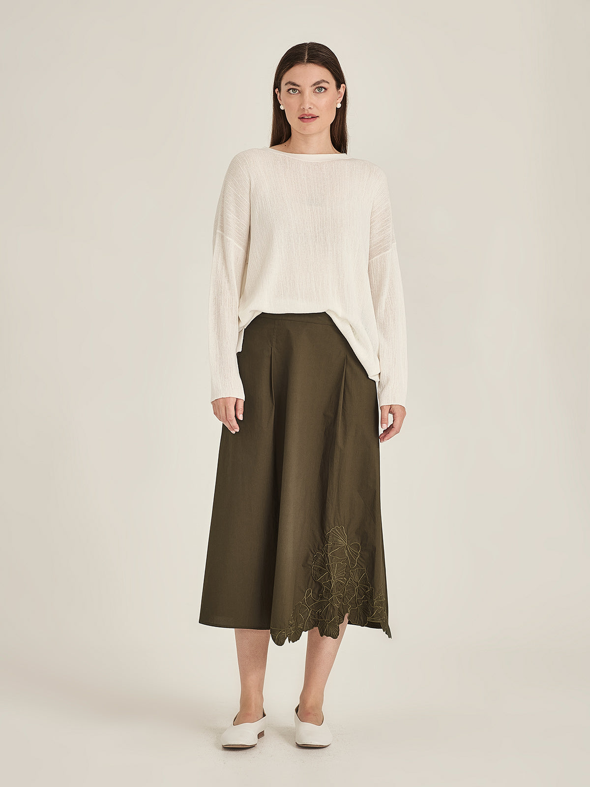 Eloise Embroidered Skirt