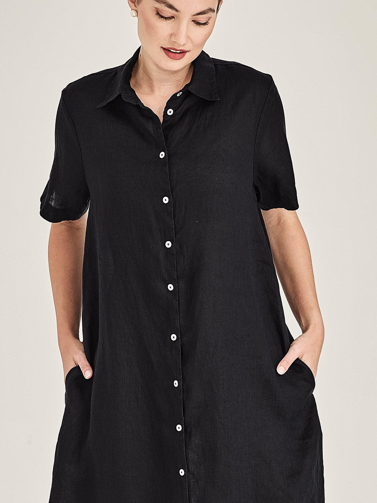 Tammy Linen Shirtdress