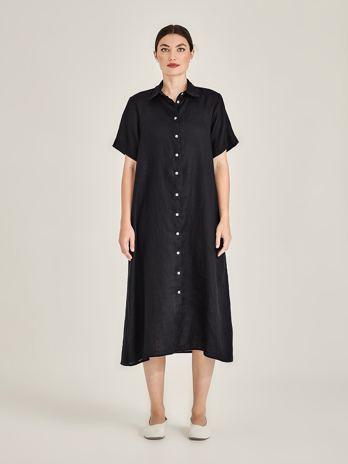 Tammy Linen Shirtdress