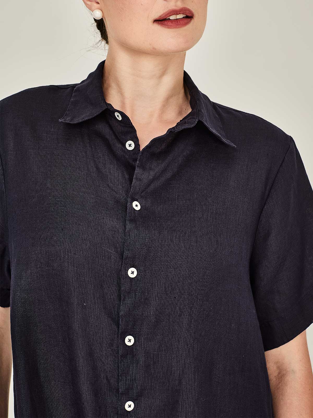 Tammy Linen Shirtdress