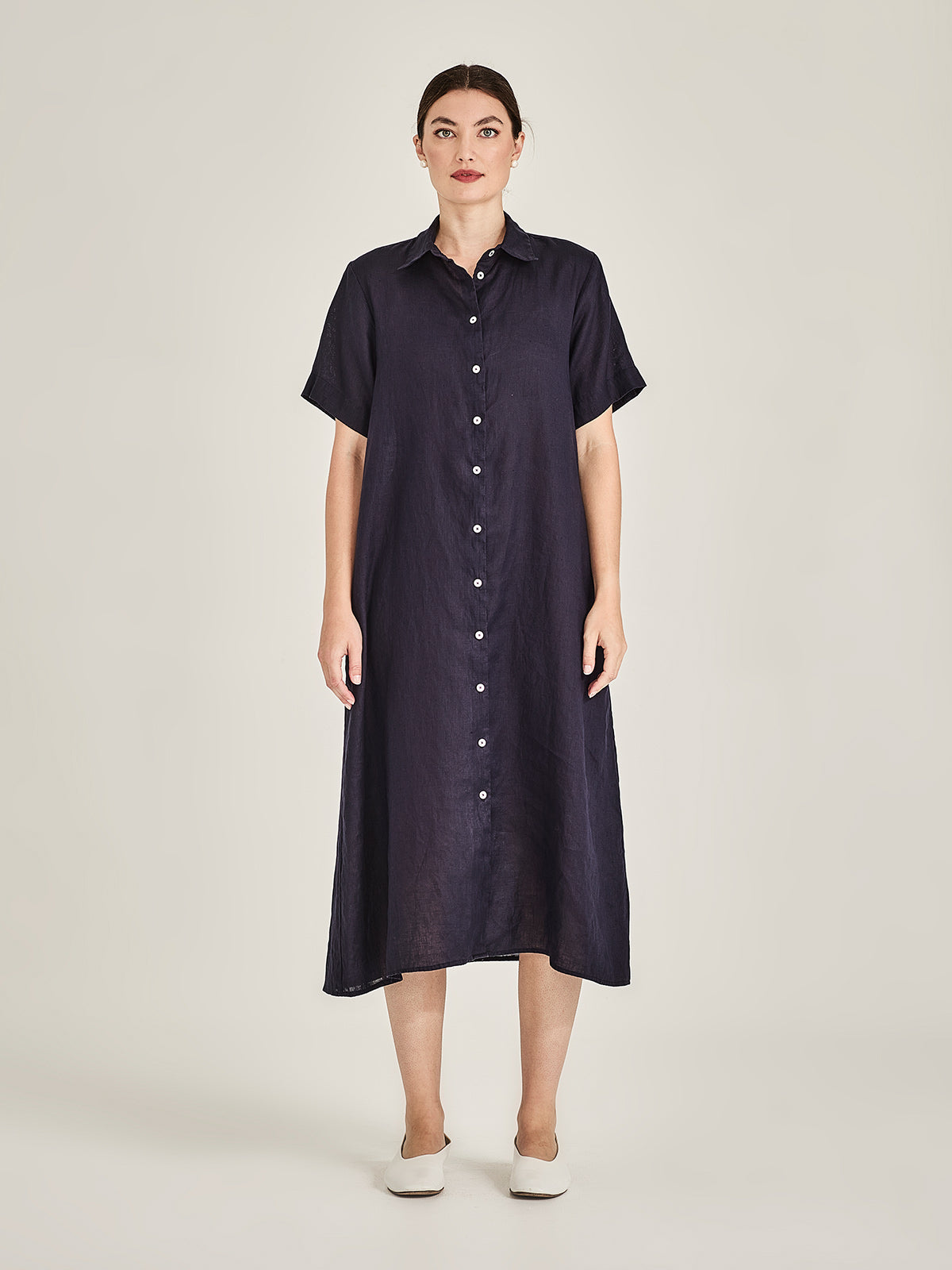 Tammy Linen Shirtdress