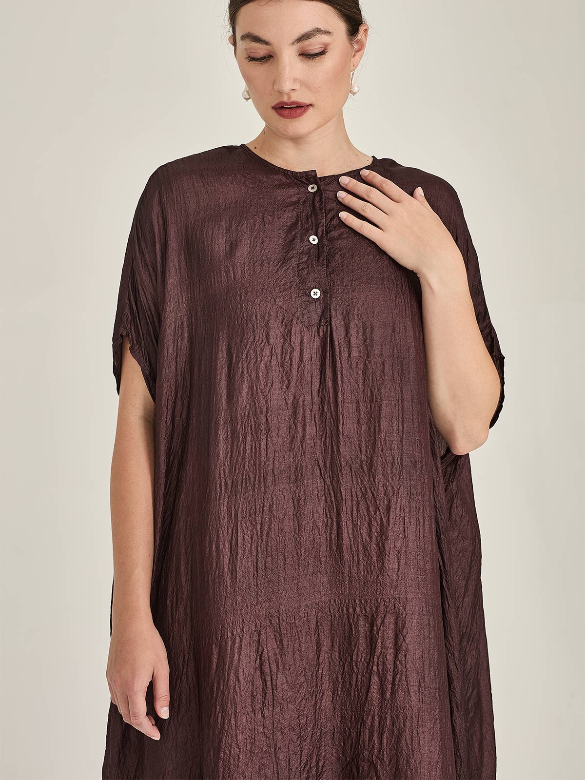 Tussar Silk Kaftan