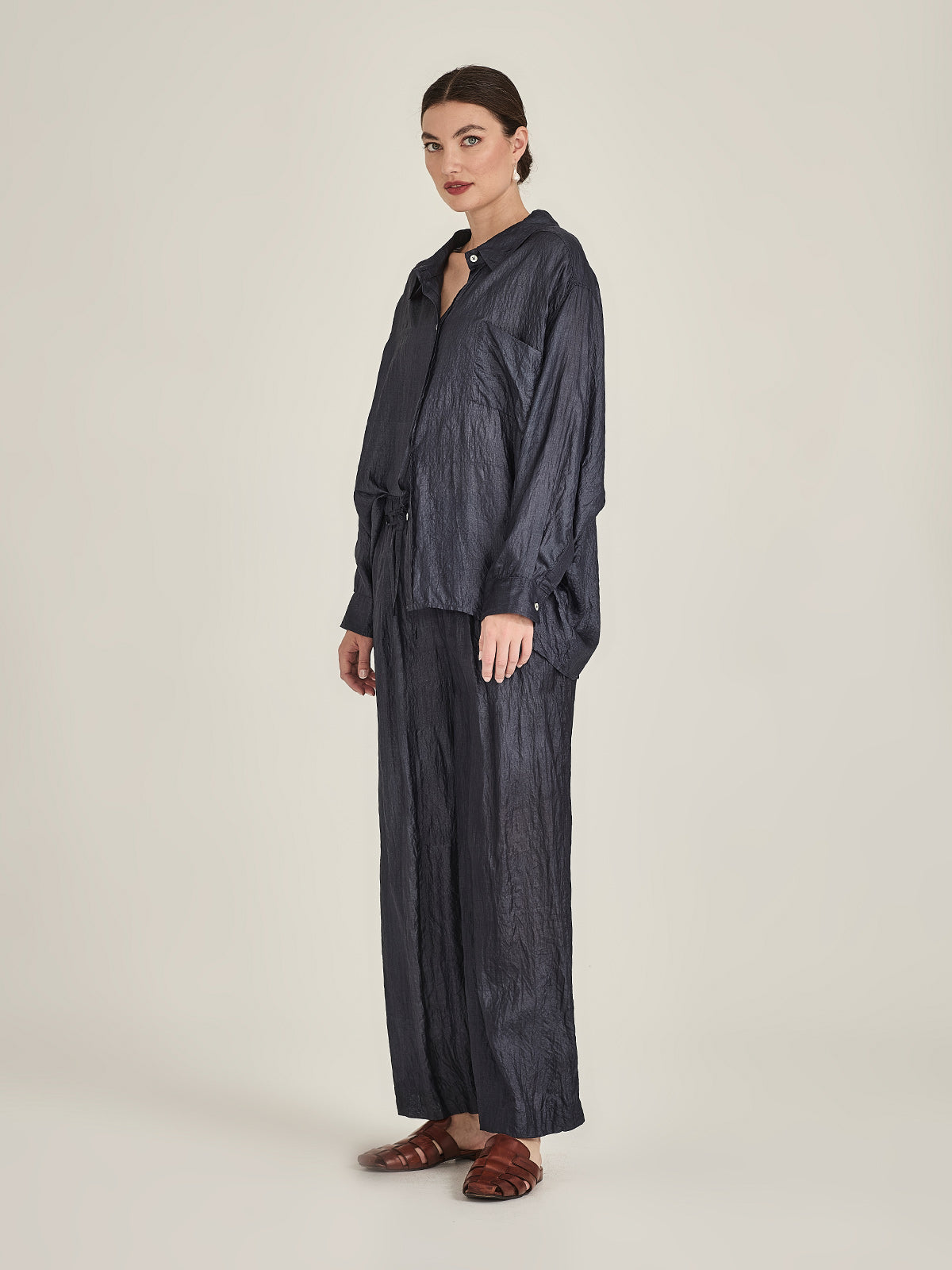 Tussar Silk Becca Shirt