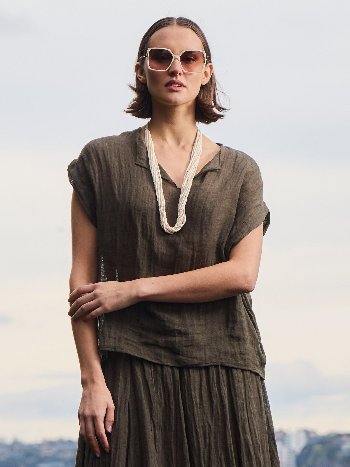 Palmer Linen Top