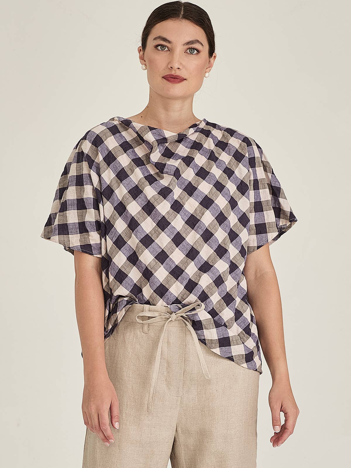 Lee Plaid Top
