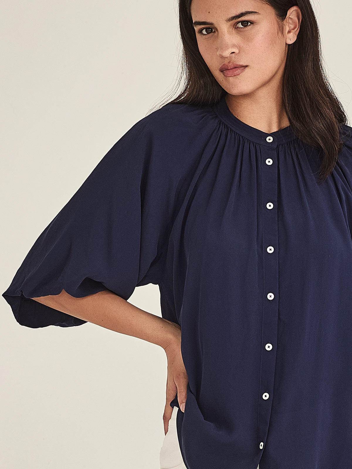 Perry Draped Blouse