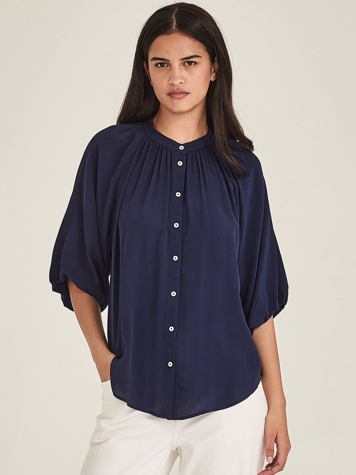 Perry Draped Blouse