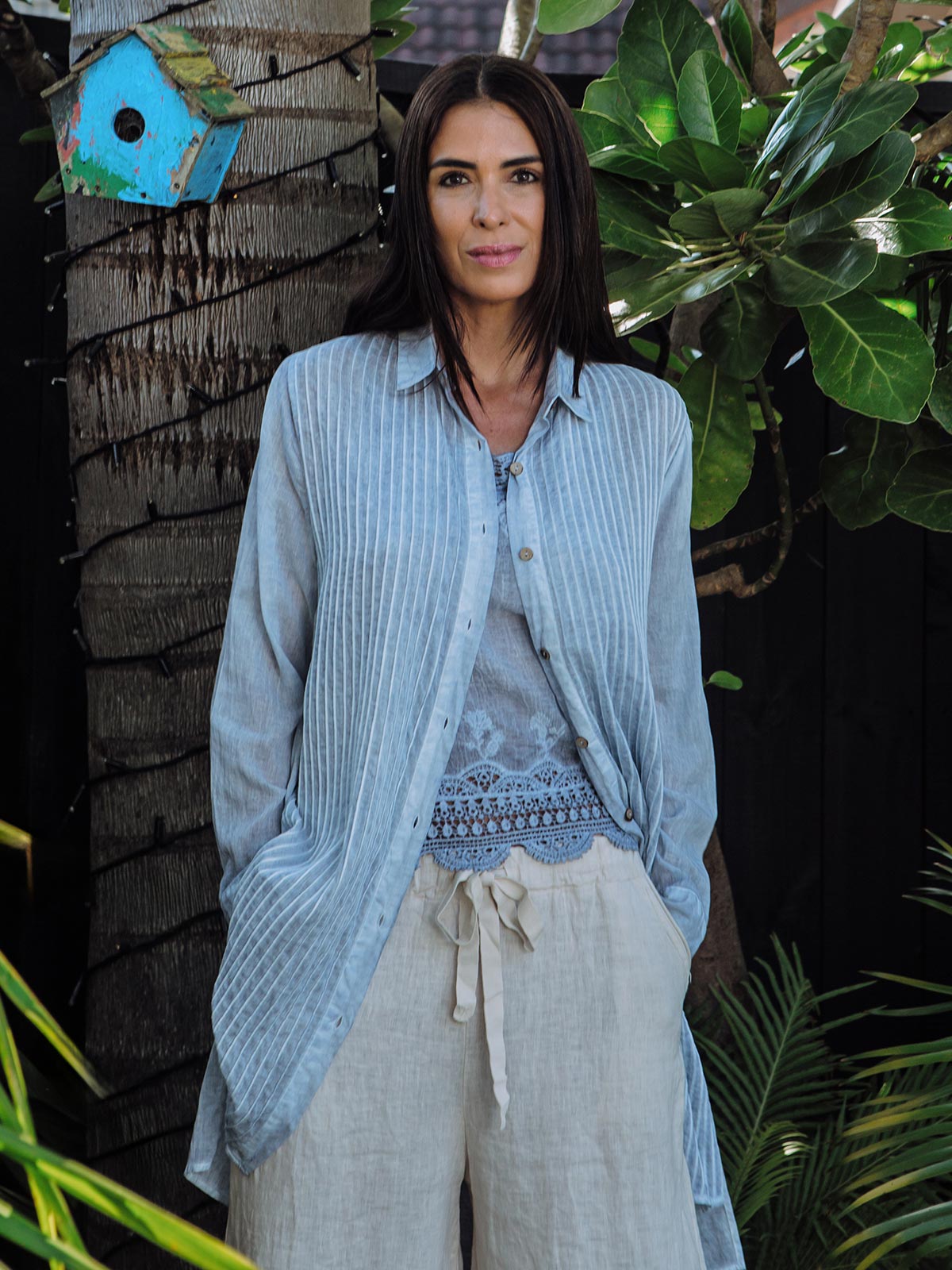 Angel Voile Duster Shirt