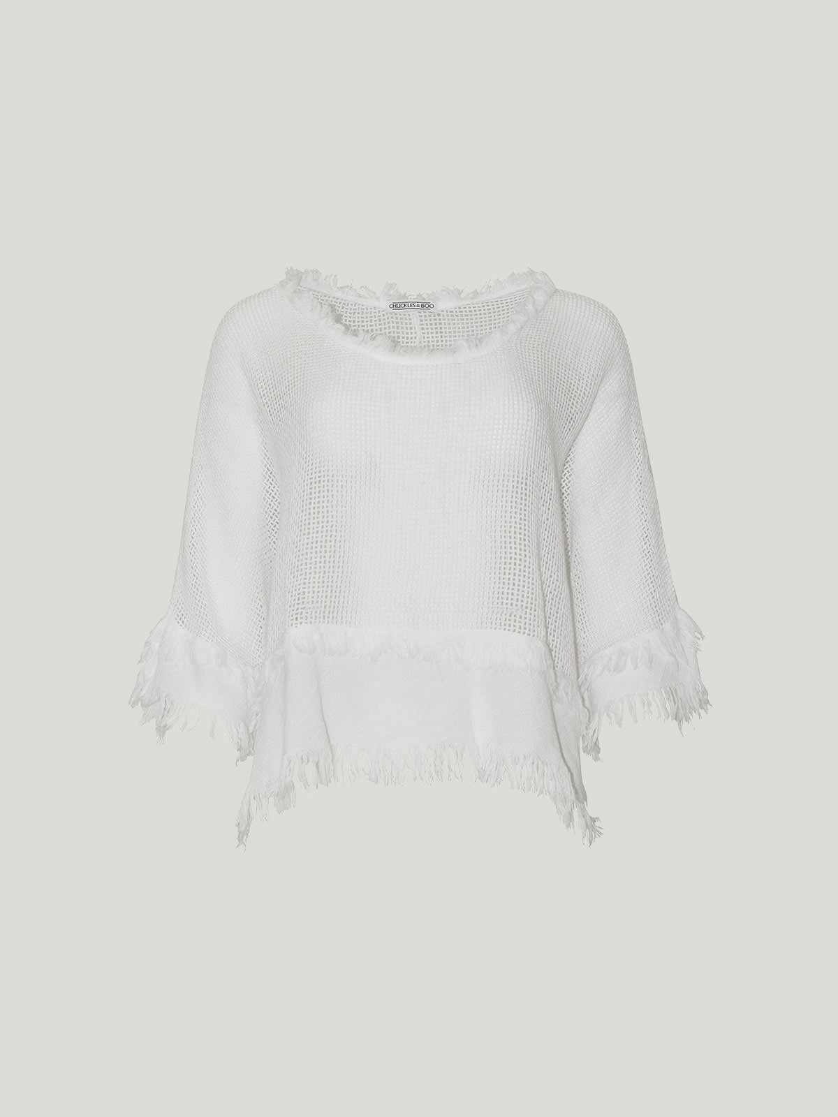 Linen Mesh Top