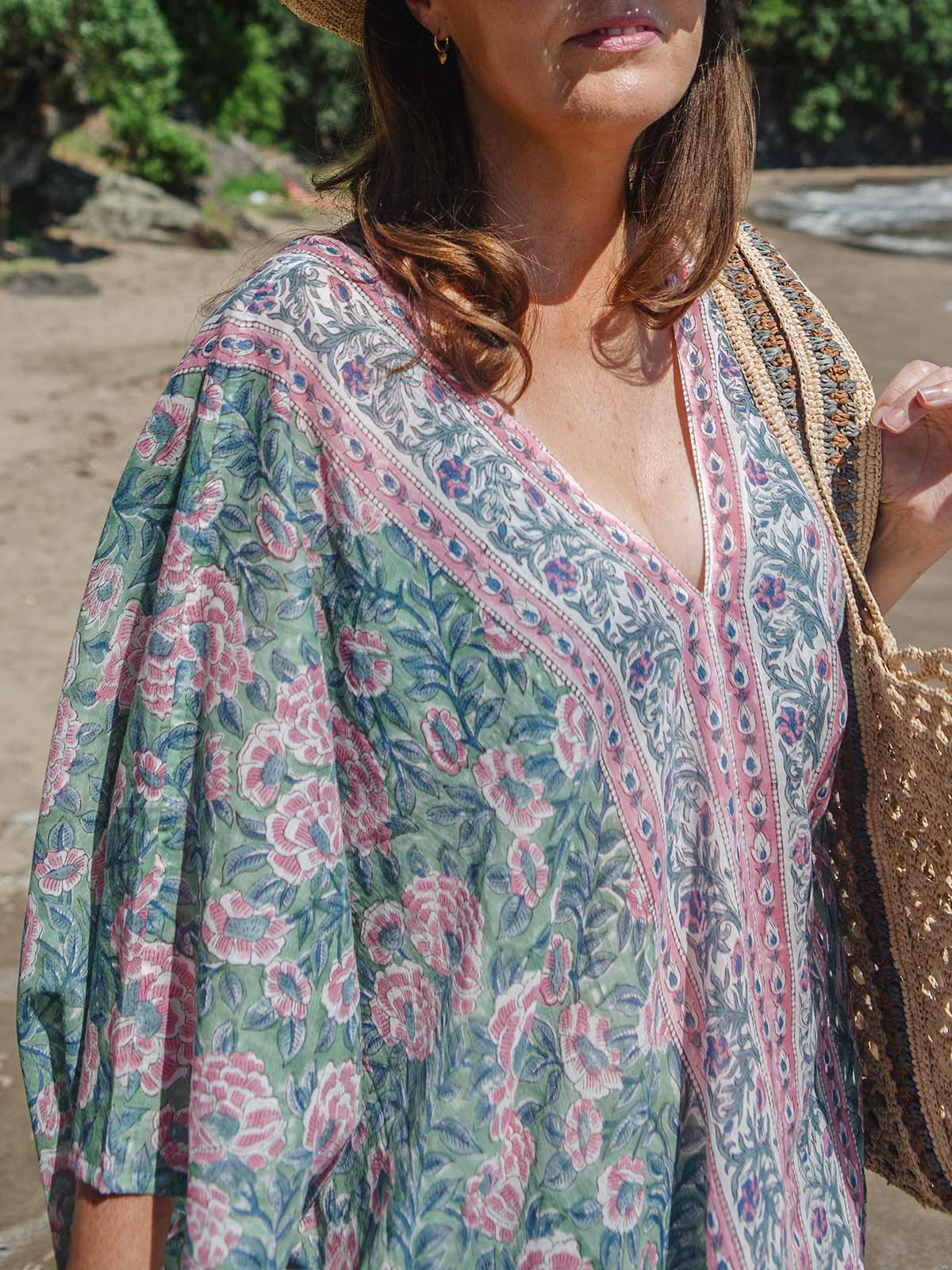Block Print Kaftan