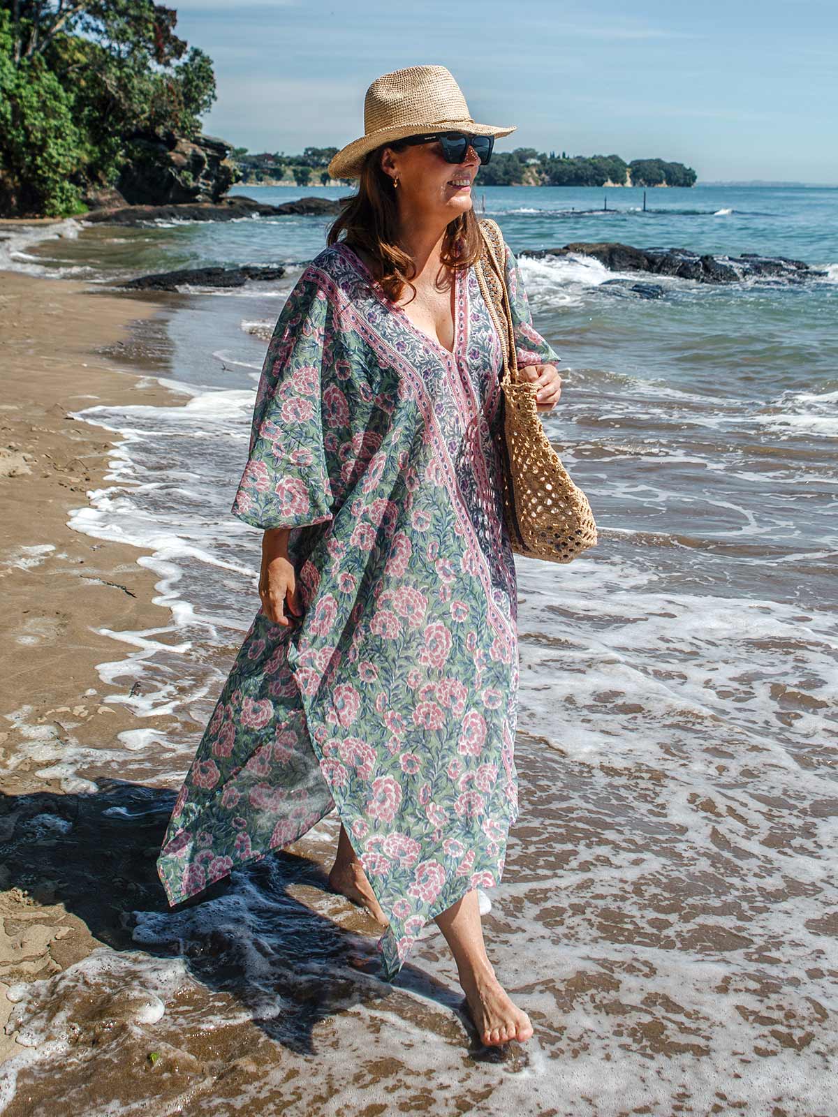 Block Print Kaftan