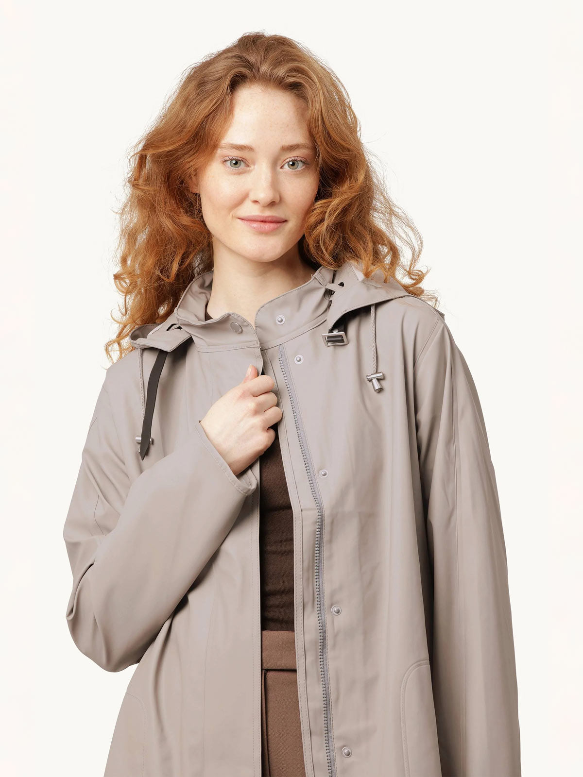 Raincoat w Detach Hood