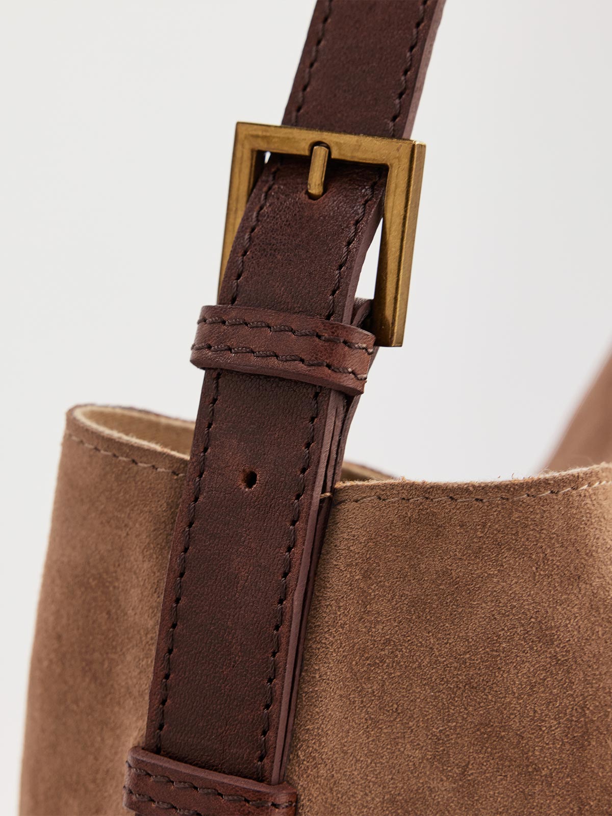 Suede Cabas Tote