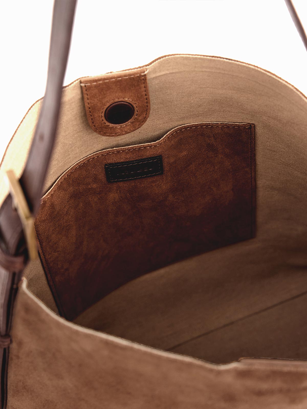 Suede Cabas Tote