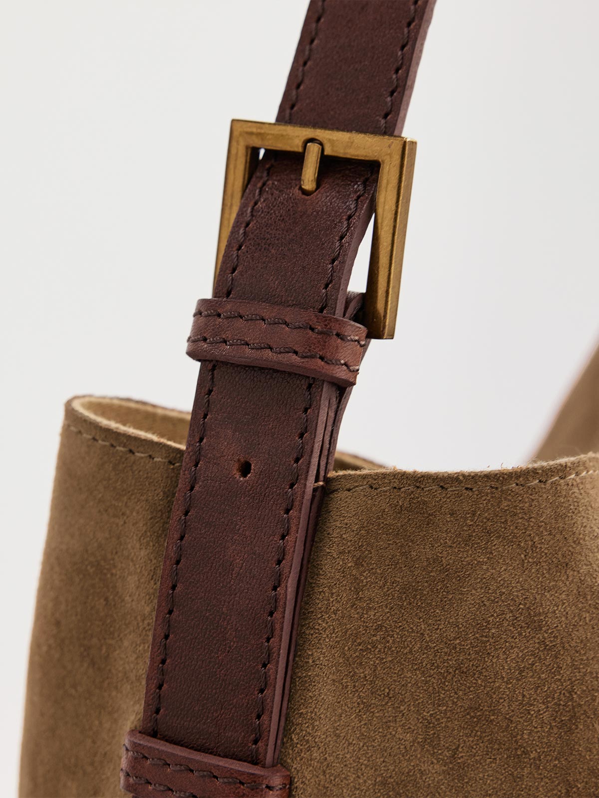 Suede Cabas Tote