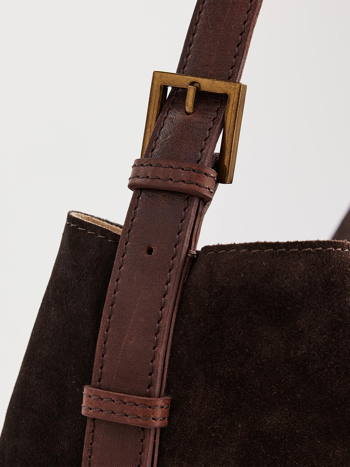 Suede Cabas Tote