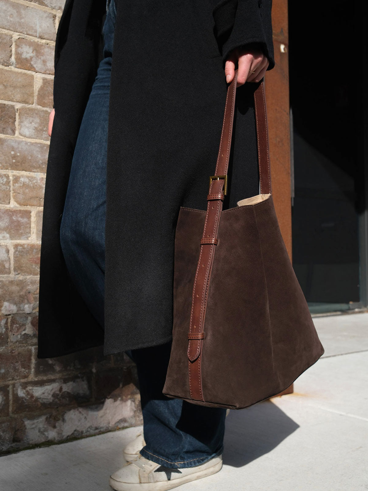 Suede Cabas Tote