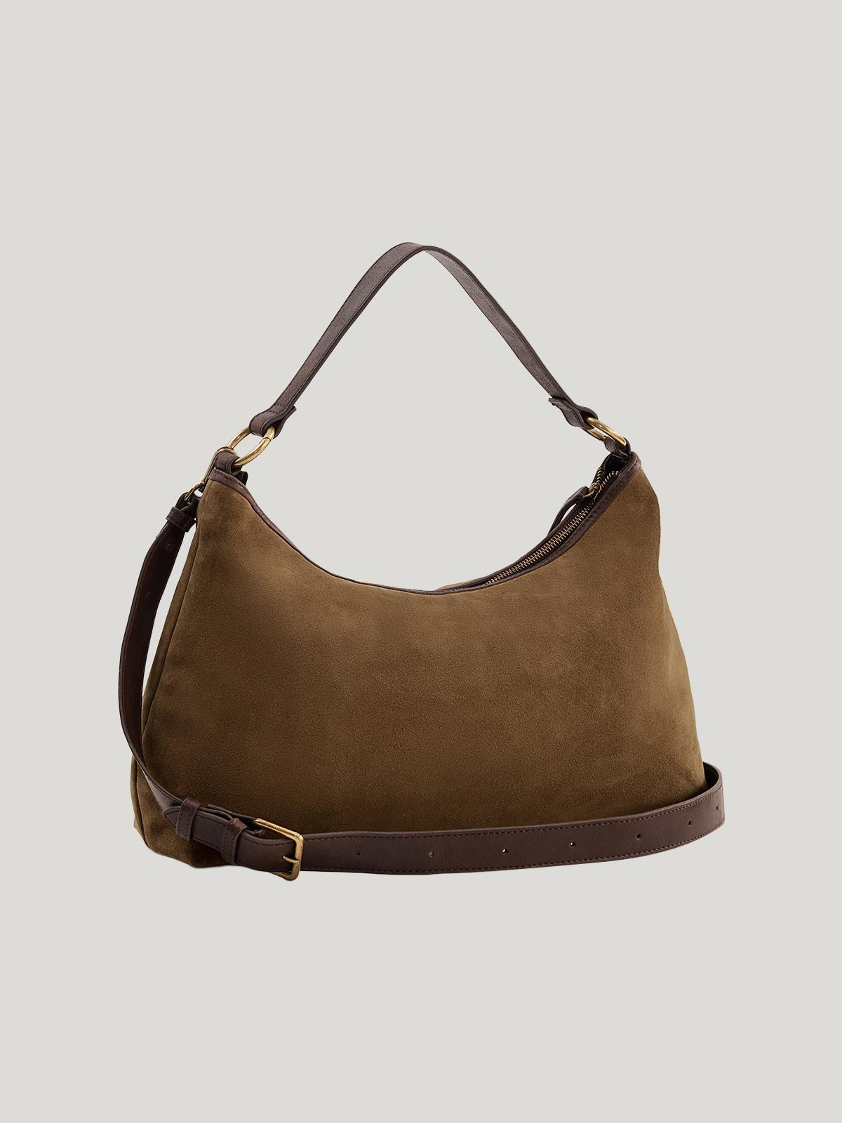 Suede Slouchy Bag