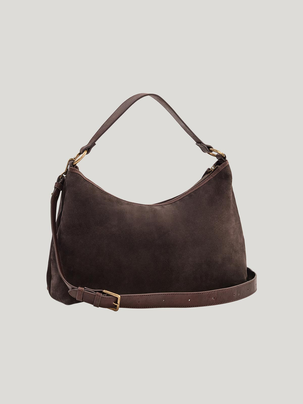 Suede Slouchy Bag