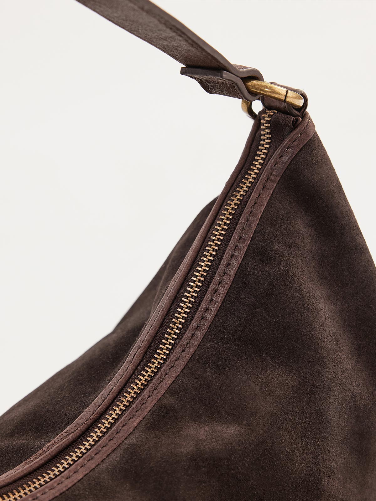 Suede Slouchy Bag
